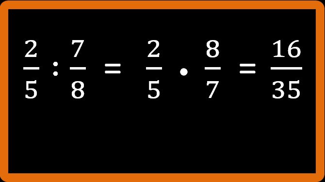 Divisione tra frazioni: esempi ed esercizi