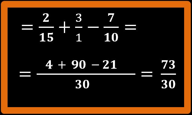 Altri esempi di addizione e sottrazione tra frazioni