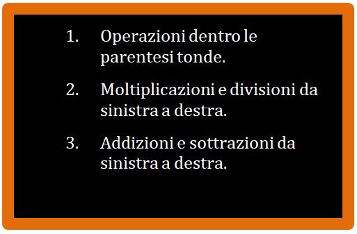 Espressioni con le parentesi tonde