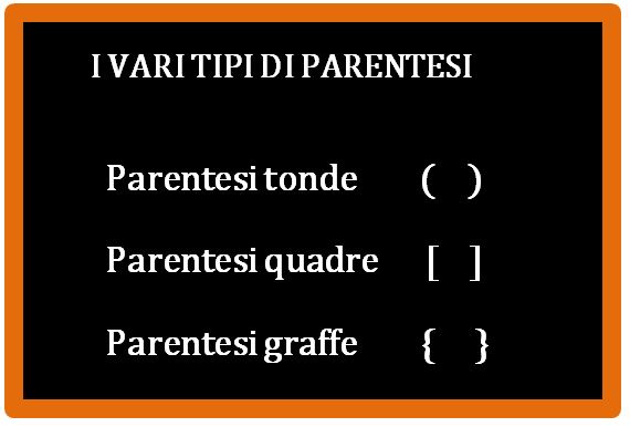 Espressioni con le parentesi graffe