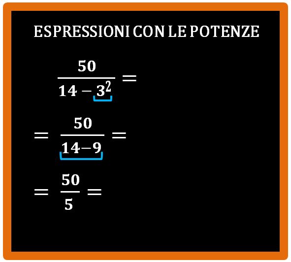 Altri esercizi con espressioni con le potenze