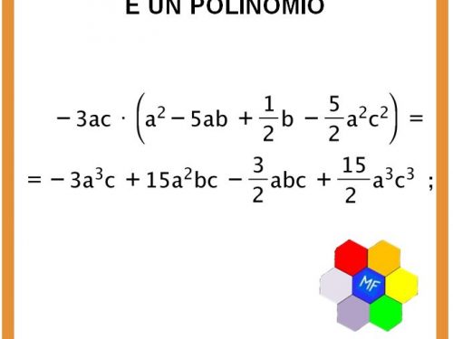 Prodotto tra un monomio e un polinomio