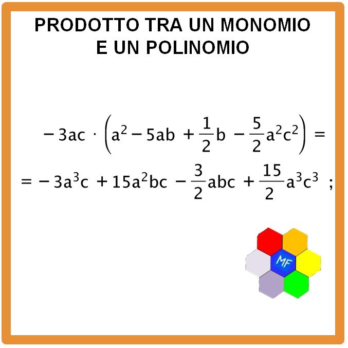 Prodotto tra un monomio e un polinomio