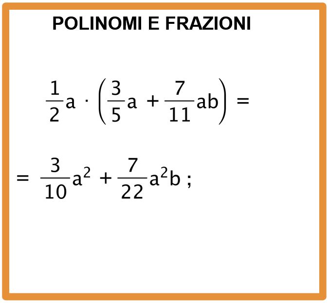 Esercizio svolto su polinomi e frazioni