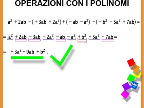 Operazioni con i polinomi