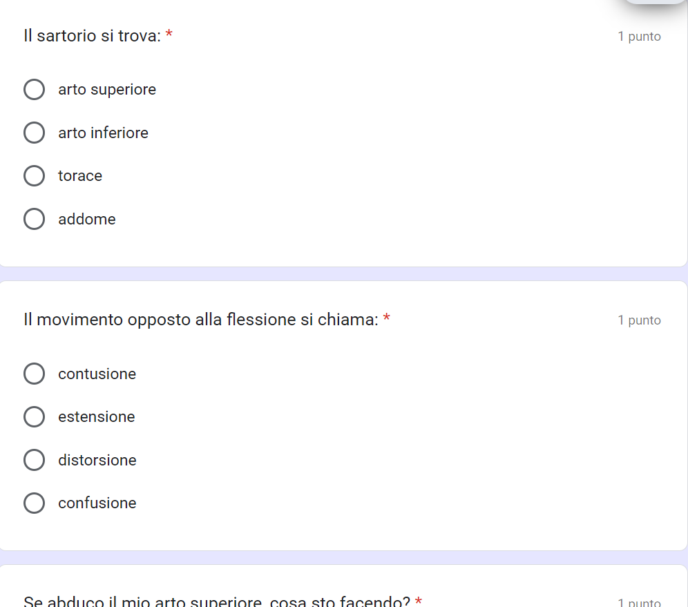 10 domande sui muscoli e sui movimenti