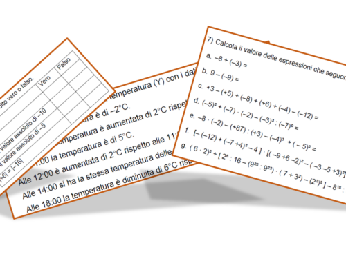 Verifica sui numeri relativi