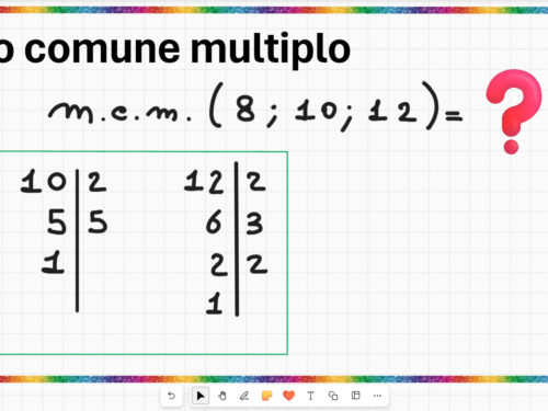 Minimo comune multiplo tra tre numeri